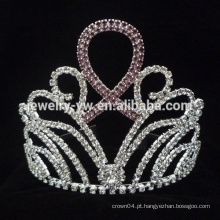 Atacado Novo Design nupcial Crystal Pageant Tiara Kids Rhinestone Crowns